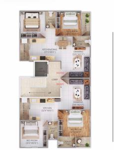Image of 1050 Sq.ft 2 BHK Apartment / Flat for sale in Pratap Nagar, Nagpur for Rs. 6800000