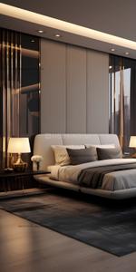 Bedroom Image of 2000 Sq.ft 3 BHK Apartment / Flat for rent in Homeland Heights, Sector 70 Mohali for Rs. 28000