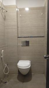 Bathroom Image of 750 Sq.ft 1 RK Builder Floor for rent in Mahalakshmi Nagar Indore for Rs. 14000