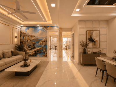 Living Room Image of 2200 Sq.ft 3 BHK Apartment / Flat for sale in GMS Road Dehradun for Rs. 12500000
