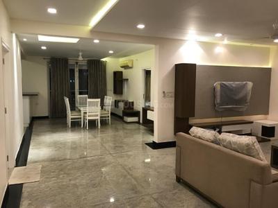 Hall Image of 3100 Sq.ft 3 BHK Apartment / Flat for rent in Meenakshi Trident Towers, Hitech City Hyderabad for Rs. 130000