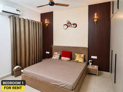 Bedroom Image of 950 Sq.ft 2 BHK Apartment / Flat for rent in Escon Primera Phase 1, PR7 Airport Road Zirakpur for Rs. 40000
