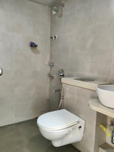 Common Bathroom Image of 550 Sq.ft 1 BHK Apartment / Flat for rent in A And O Excellente, Mulund West Mumbai for Rs. 32000