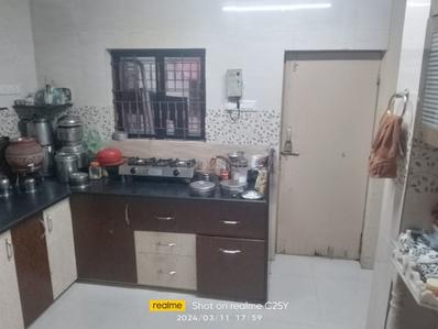 Kitchen Image of 1256 Sq.ft 4 BHK Builder Floor for sale in Ghodasar Ahmedabad for Rs. 7000000