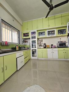 Kitchen Image of 1709 Sq.ft 3 BHK Apartment / Flat for rent in Shantikunj Elegance, Science City Ahmedabad for Rs. 40000