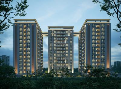 Image of 2619 Sq.ft 3 BHK Apartment / Flat for sale in Shlok Group New Project, Kudasan, Gandhinagar for Rs. 11100000