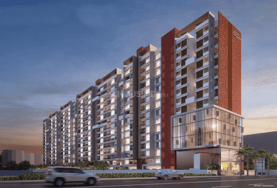 Image of 973 Sq.ft 2 BHK Apartment / Flat for sale in Austin Arena, Tathawade, Pune for Rs. 6100000