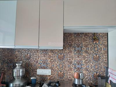 Kitchen Image of 675 Sq.ft 1 BHK Apartment / Flat for sale in Unique Nirmal Nagari, Diva Thane for Rs. 4500000