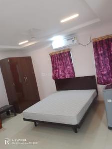 Bedroom Image of 500 Sq.ft 1 RK Apartment / Flat for rent in Madhapur Hyderabad for Rs. 18000