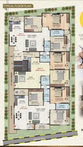 Image of 1300 Sq.ft 3 BHK Apartment / Flat for sale in Kariyana Palya, Bengaluru for Rs. 9500000