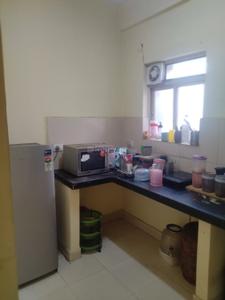 Kitchen Image of 1120 Sq.ft 3 BHK Apartment / Flat for rent in Srijan Greenfield City, Maheshtala Kolkata for Rs. 18000