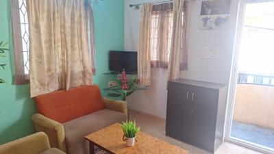Living Room Image of 650 Sq.ft 1 BHK Builder Floor for rent in Arakere Bengaluru for Rs. 20000