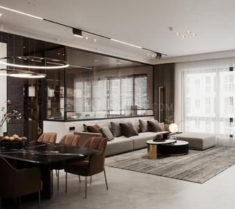 Hall Image of 1200 Sq.ft 2 BHK Apartment / Flat for sale in Lodha Corinthia Tower 6, Bhandup West Mumbai for Rs. 22500000