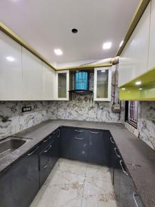 Kitchen Image of 1000 Sq.ft 3 BHK Builder Floor for sale in Mahavir Enclave New Delhi for Rs. 6000000