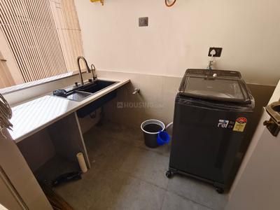 Kitchen Image of 2400 Sq.ft 3 BHK Apartment / Flat for rent in Radhe Infinity, Kudasan Gandhinagar for Rs. 50000
