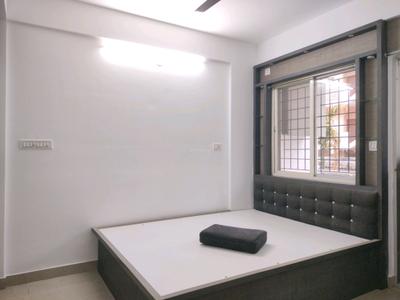 Bedroom Image of 930 Sq.ft 3 BHK Apartment / Flat for rent in Aswani Aaeesha, Rayasandra Bengaluru for Rs. 22000