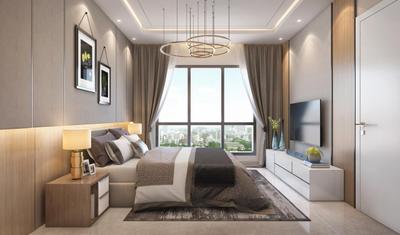 Bedroom Image of 733 Sq.ft 2 BHK Apartment / Flat for sale in Godrej Horizon, Wadala Mumbai for Rs. 31500000