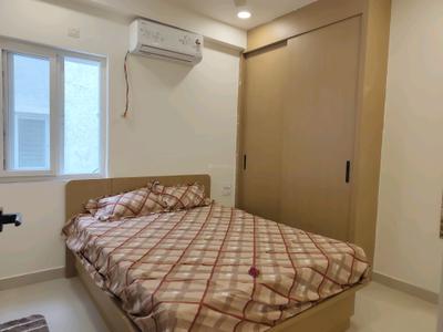 Bedroom Image of 650 Sq.ft 1 BHK Apartment / Flat for rent in Kondapur Hyderabad for Rs. 27000