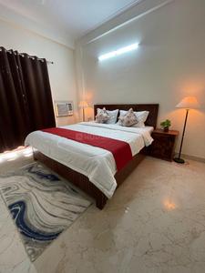 Bedroom Image of 550 Sq.ft 1 BHK Builder Floor for rent in Sector 53 Gurgaon for Rs. 48000
