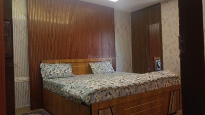 Bedroom Image of 450 Sq.ft 1 BHK Builder Floor for rent in Bhankrota Jaipur for Rs. 21000