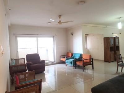 Living Room Image of 1700 Sq.ft 3 BHK Apartment / Flat for rent in Vaishnavi Nakshatra, Yeswanthpur Bengaluru for Rs. 52000