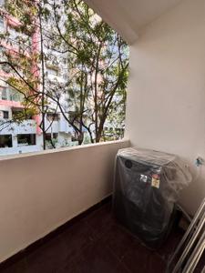 Balcony Image of 1200 Sq.ft 2 BHK Apartment / Flat for rent in Krishna Brookefield, Brookefield Bengaluru for Rs. 47000