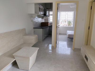 Living Room Image of 585 Sq.ft 1 BHK Apartment / Flat for rent in New Tippasandra Bengaluru for Rs. 37000