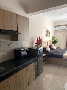 Kitchen Image of 1100 Sq.ft 1 BHK Builder Floor for rent in Sector 51 Gurgaon for Rs. 27000