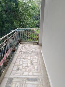 Balcony Image of 1500 Sq.ft 3 BHK Apartment / Flat for rent in Alaknanda New Delhi for Rs. 69000