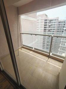 Balcony Image of 950 Sq.ft 2 BHK Apartment / Flat for rent in Pinnacle D Dreams, Nipania Indore for Rs. 23000