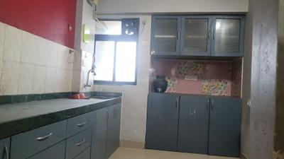 Kitchen Image of 610 Sq.ft 1 BHK Apartment / Flat for rent in Haware Citi, Kasarvadavali Thane for Rs. 15999