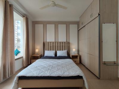 Bedroom Image of 1877 Sq.ft 3.5 BHK Apartment / Flat for rent in Bhartiya Nikoo Homes Phase 2, Thanisandra Bengaluru for Rs. 85009