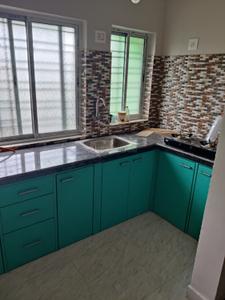 Kitchen Image of 850 Sq.ft 2 BHK Apartment / Flat for rent in Paschim Putiary Kolkata for Rs. 22000