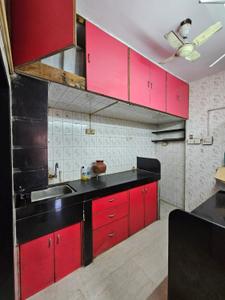 Kitchen Image of 450 Sq.ft 1 BHK Apartment / Flat for rent in Thane West Thane for Rs. 23000