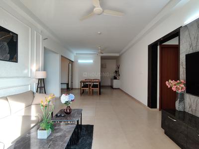 Hall Image of 1877 Sq.ft 3.5 BHK Apartment / Flat for rent in Bhartiya Nikoo Homes Phase 2, Thanisandra Bengaluru for Rs. 85009