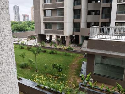 Balcony Image of 1080 Sq.ft 3 BHK Apartment / Flat for rent in Mirambica Mirai, Ognaj Ahmedabad for Rs. 23000