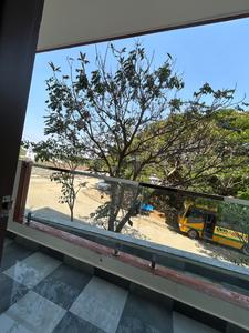 Balcony Image of 600 Sq.ft 1 BHK Independent House for rent in Domlur Layout Bengaluru for Rs. 33000