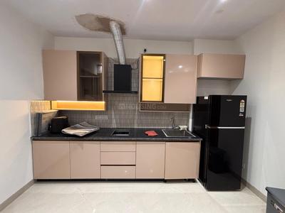 Kitchen Image of 750 Sq.ft 1 BHK Builder Floor for rent in Sector 26A Gurgaon for Rs. 52000