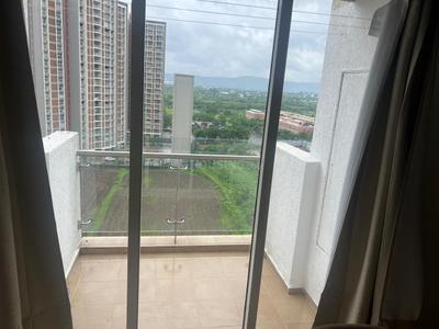 Balcony Image of 640 Sq.ft 1 RK Studio for rent in Lodha Belmondo, Gahunje Pune for Rs. 45000