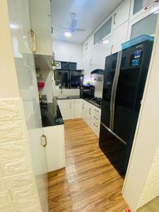 Kitchen Image of 1350 Sq.ft 3 BHK Apartment / Flat for rent in Urban Greens, Rajarhat Kolkata for Rs. 50000