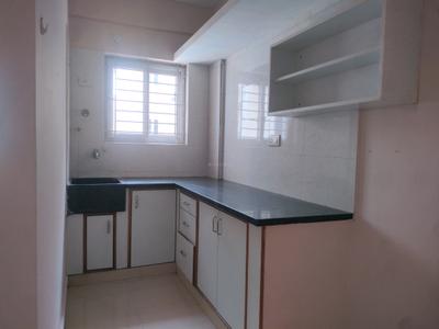 Kitchen Image of 650 Sq.ft 1 BHK Independent House for rent in Bellandur Bengaluru for Rs. 26000