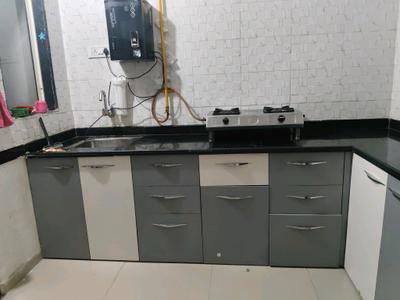 Kitchen Image of 1935 Sq.ft 3 BHK Apartment / Flat for sale in Shree Sharan Sanidhya Royal, Tragad Ahmedabad for Rs. 7500000