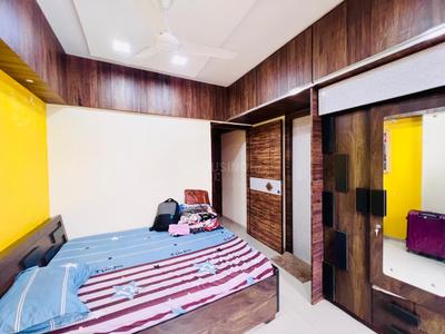 Bedroom Image of 1200 Sq.ft 2 BHK Apartment / Flat for rent in Rushabhdev Sharan Circle Homes, Zundal Ahmedabad for Rs. 28000