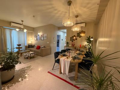 Living Room Image of 2350 Sq.ft 3.5 BHK Apartment / Flat for rent in DLF One Midtown, Karampura New Delhi for Rs. 90000