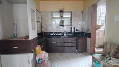 Kitchen Image of 1057 Sq.ft 2 BHK Apartment / Flat for sale in Mantra Majestique Miami Apartments, Nanded Pune for Rs. 8700000