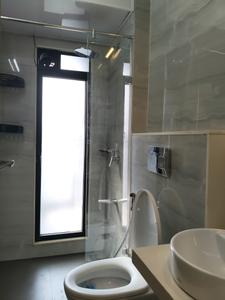 Common Bathroom Image of 980 Sq.ft 2 BHK Apartment / Flat for rent in Tridhaatu Morya, Chembur Mumbai for Rs. 80000
