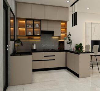 Kitchen Image of 630 Sq.ft 1 BHK Apartment / Flat for rent in Sobha Brooklyn Towers Townpark, Yadavanahalli Bengaluru for Rs. 30000