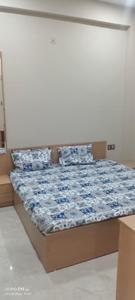 Bedroom Image of 600 Sq.ft 1 BHK Builder Floor for rent in Mahalakshmi Nagar Indore for Rs. 21000