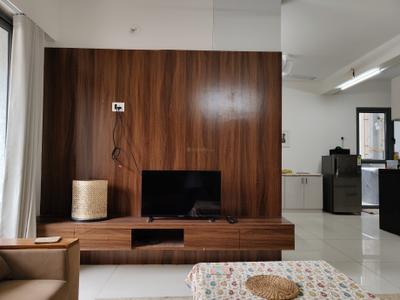 Living Room Image of 1517 Sq.ft 3 BHK Apartment / Flat for rent in Shantigram Ahmedabad for Rs. 40000