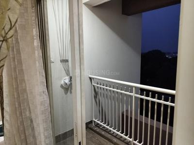 Balcony Image of 823 Sq.ft 2 BHK Apartment / Flat for rent in Eternis, Madhyamgram Kolkata for Rs. 25000